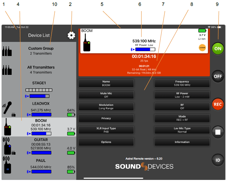 Astral Remote Interface Overview Tablet View .png