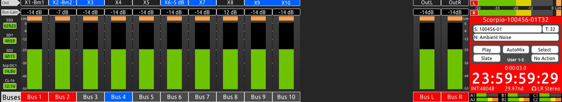 LCD Display of Buses