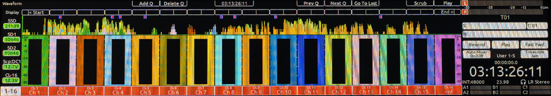 Rectified dB Waveform Style LCD Display