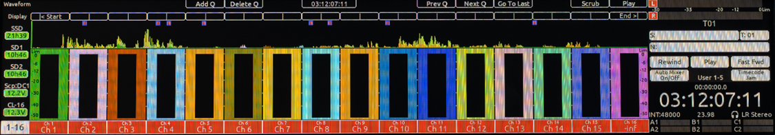 Rectified Waveform Style LCD Display