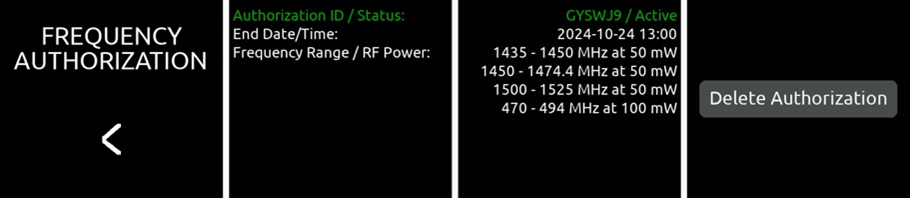 ARX16 frequency authorization.png
